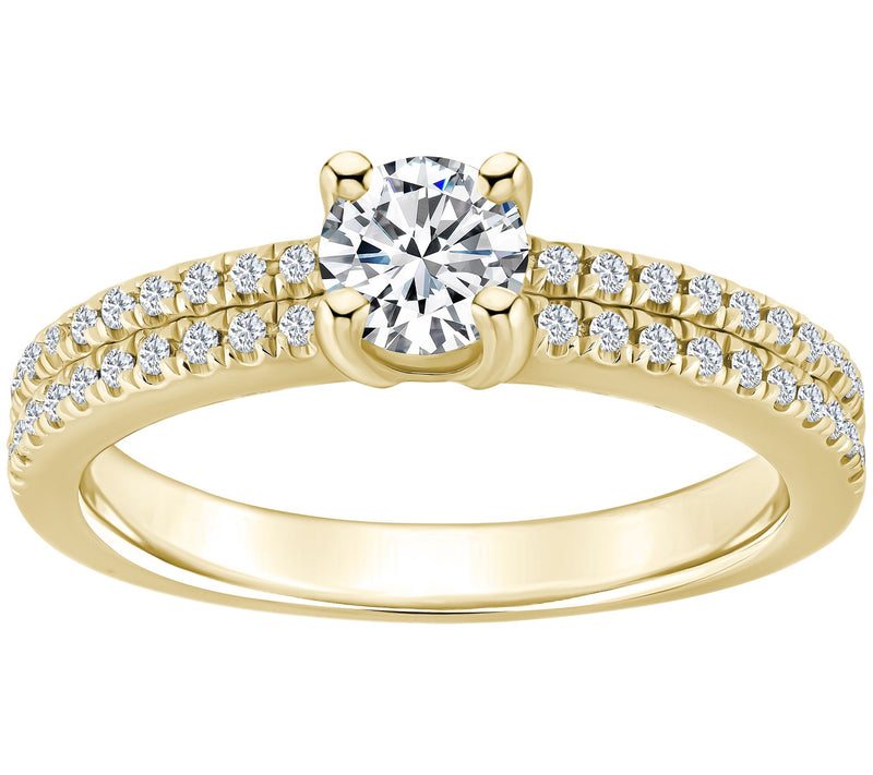Affinity 0.75 cttw Diamond Engagement R ing, 14K Gold — View 5