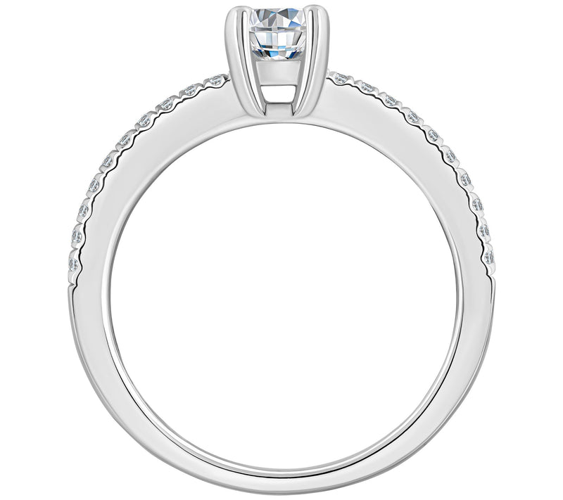 Affinity 0.75 cttw Diamond Engagement R ing, 14K Gold — View 6