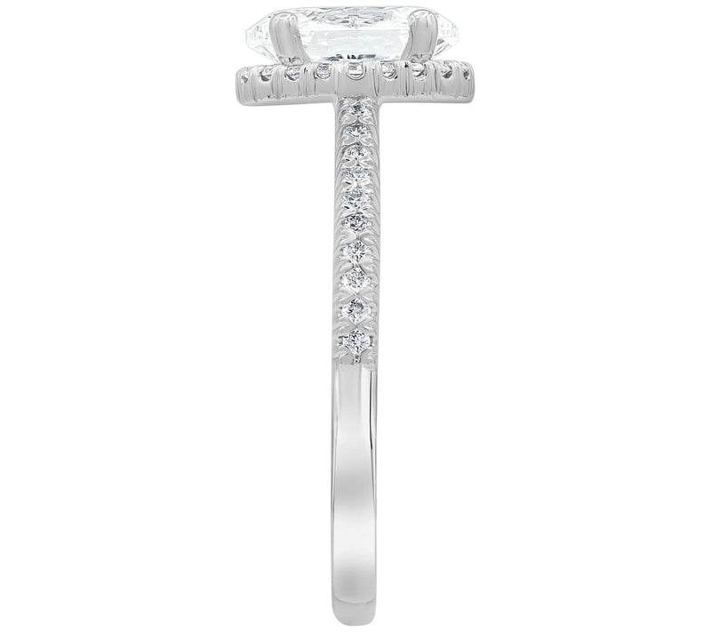 Firelight Lab Grown 14K Gold Oval Diamond Ring, 1.75 cttw — View 5