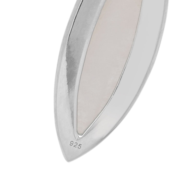 Sterling Silver Moonstone & Swiss Blue Topaz Pendant — View 6