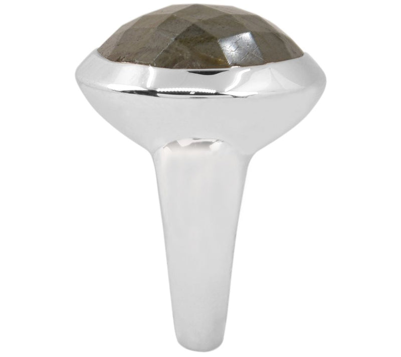 Sterling Silver Labradorite Ring — View 6