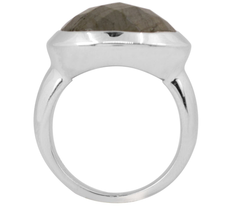 Sterling Silver Labradorite Ring — View 5