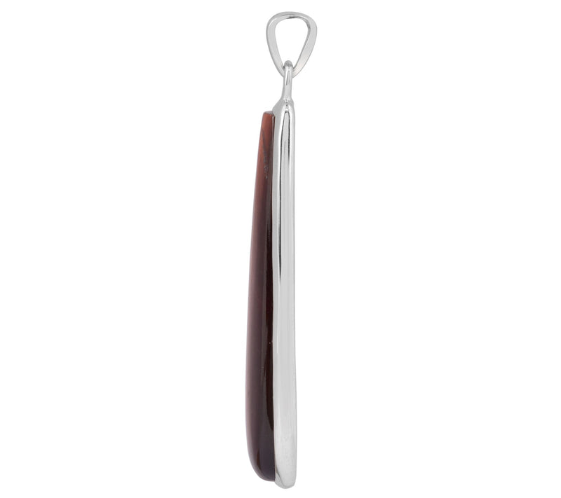 Sterling Silver Tiger Eye Pendant — View 5