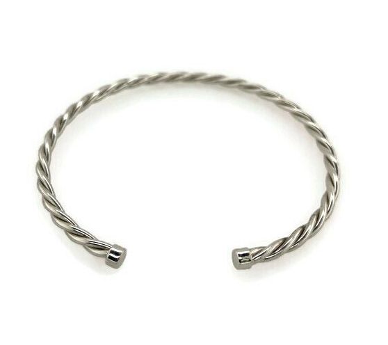 Alkeme Sterling Silver Twisted Cuff — View 5
