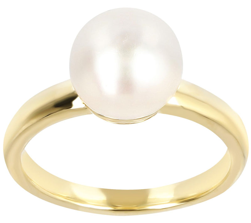 Honora White Cultured Pearl Ring, Sterling Silver — View 5