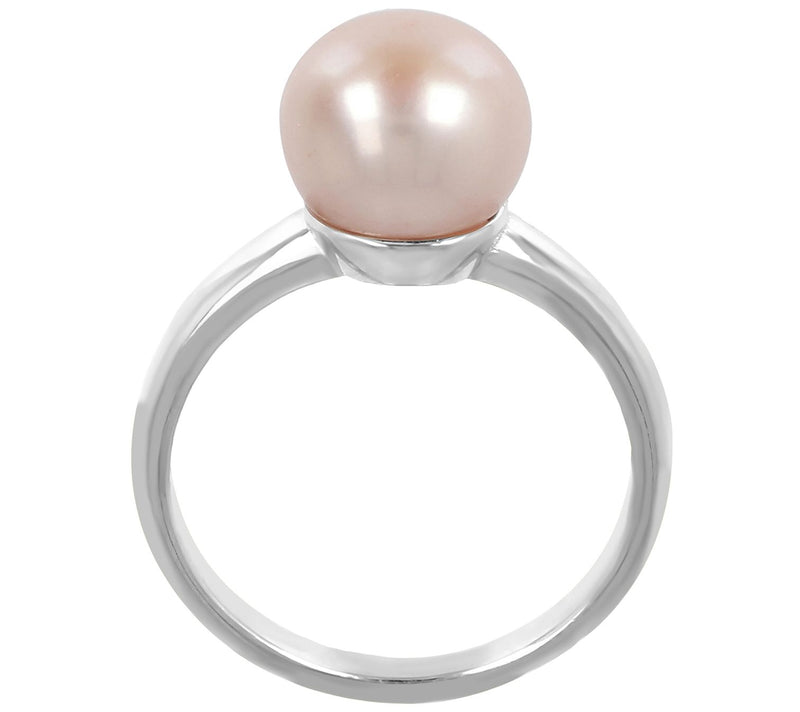 Honora Blush Cultured Pearl Ring, Sterling Silv er — View 7