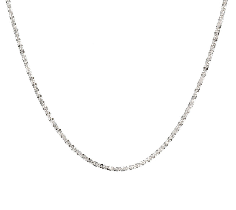 UltraFine Silver 18" Margherita Link Necklace, 4.3g — View 3