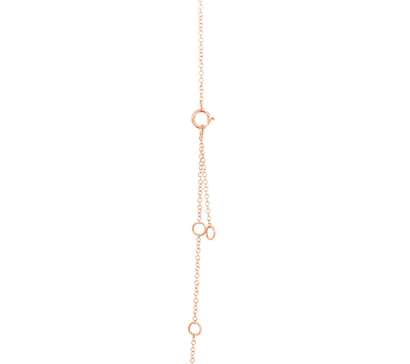 Affinity 0.90 cttw Pave' Diamond Station Necklace, 14K Gold — View 6