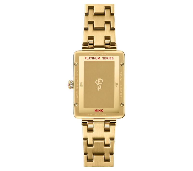JBW Women's Mink 18K Gold Plated 2.50 cttw Diamond Watch — View 5
