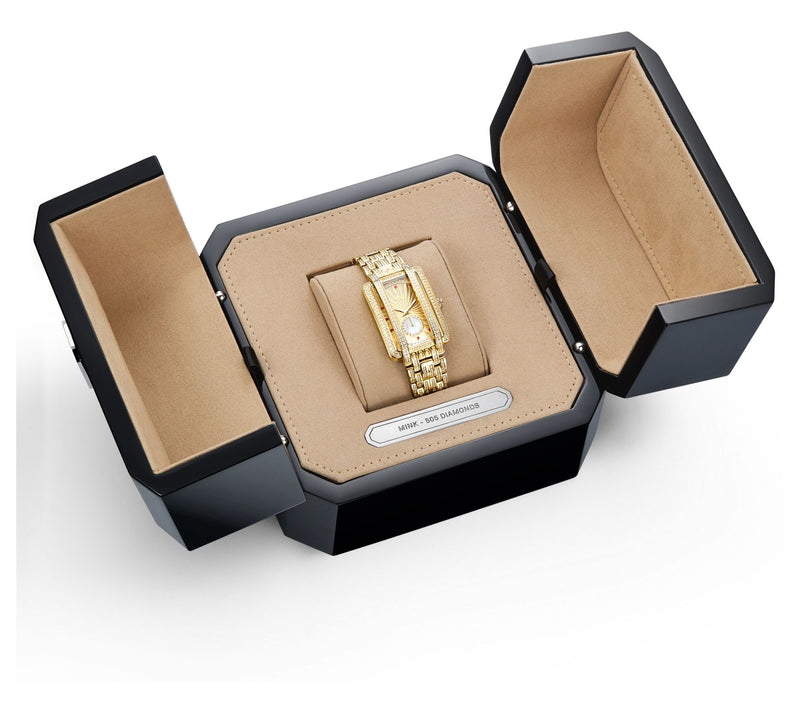 JBW Women's Mink 18K Gold Plated 2.50 cttw Diamond Watch — View 9