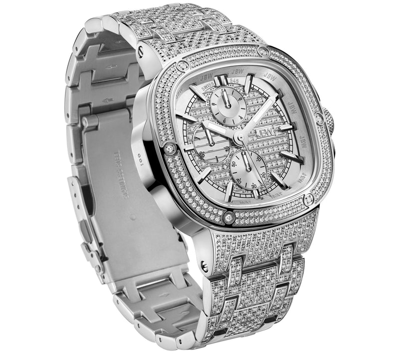 JBW Men's Heist Platinum Series 2.75 cttw Diamond Watch — View 5