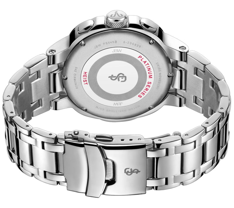 JBW Men's Heist Platinum Series 2.75 cttw Diamond Watch — View 6
