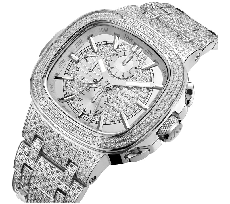 JBW Men's Heist Platinum Series 2.75 cttw Diamond Watch — View 4