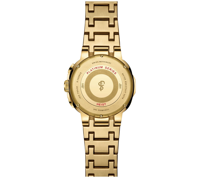 JBW Men's Heist 18K Gold Plated 2.75 cttw Diamond Watch — View 6
