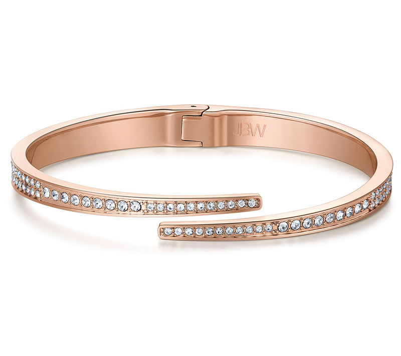 JBW Women's Crystal 18K Rose Plated Diamond Watch & Bracelet — View 7
