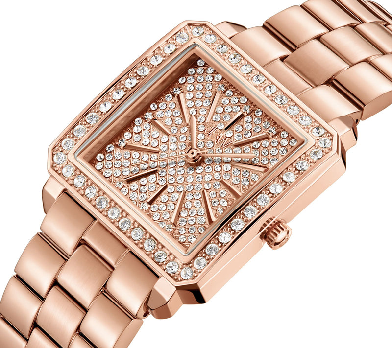 JBW Women's Crystal 18K Rose Plated Diamond Watch & Bracelet — View 5