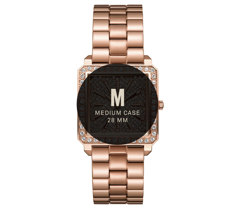 JBW Women's Crystal 18K Rose Plated Diamond Watch & Bracelet — View 9
