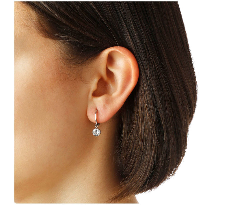 Diamonique 1.70 cttw Lever Back Earrings, Sterling Silver — View 15