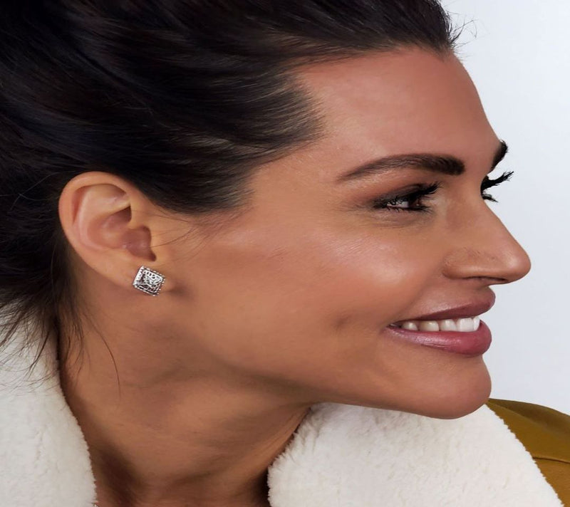 Valencia Key Rooted Stud Earrings — View 6