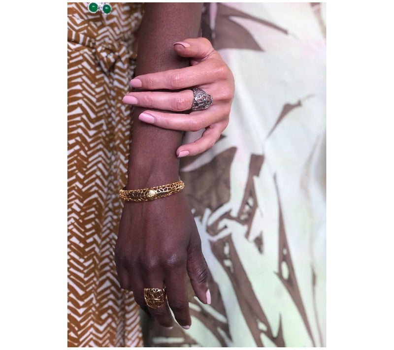 Valencia Key Open Work Rooted Cuff — View 8