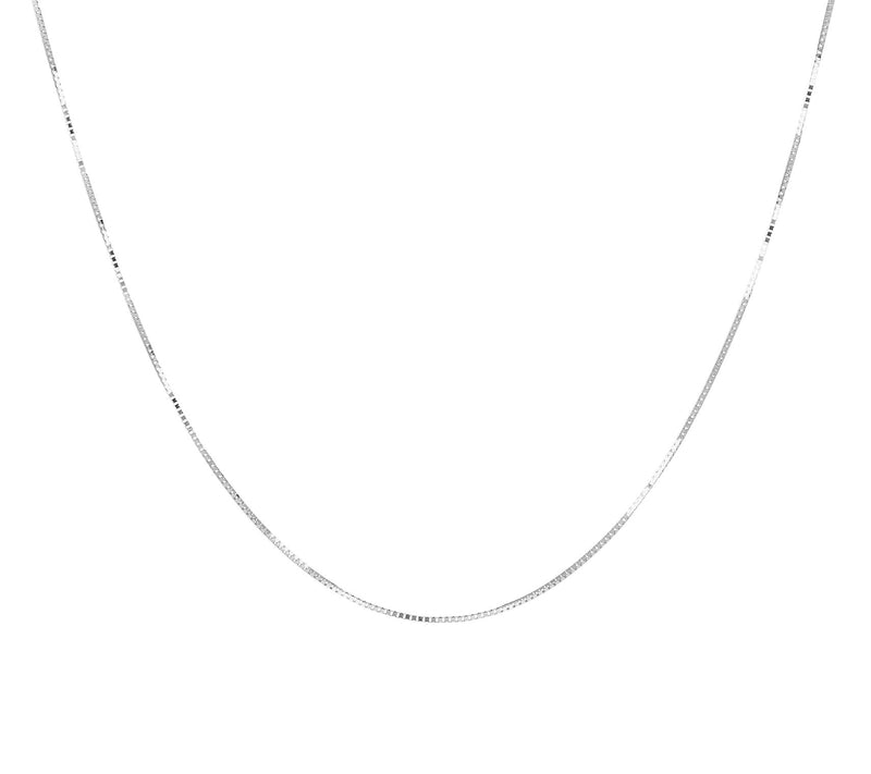 Italian Gold 15" Fine Box Chain Necklace, 10K Gold — Main view