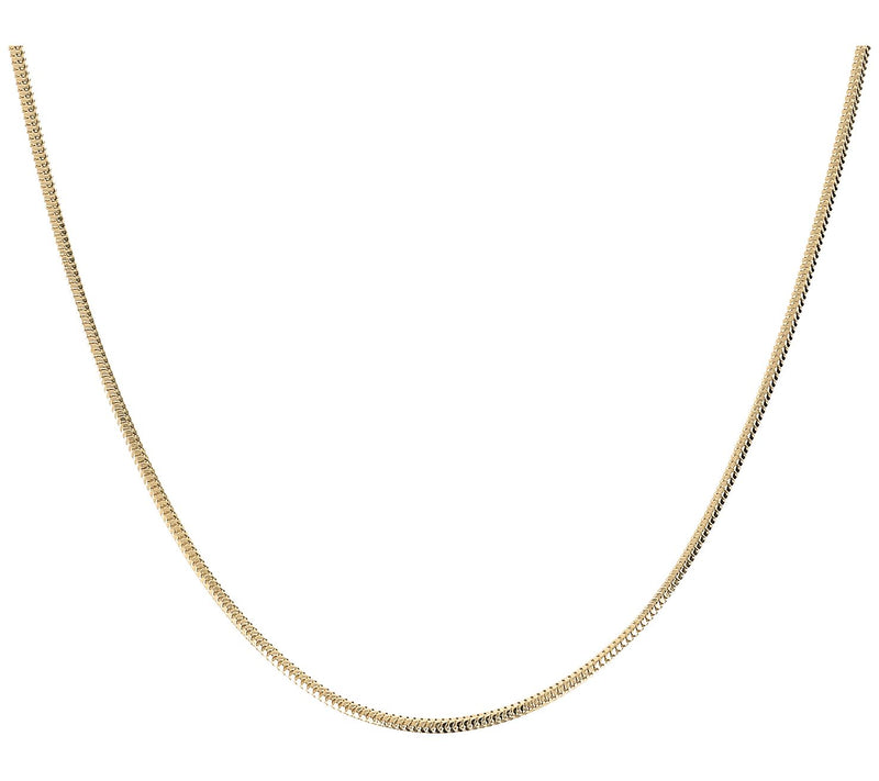 UltraFine 16" Diamond Cut Snake Chain Necklace 2.9g — View 5