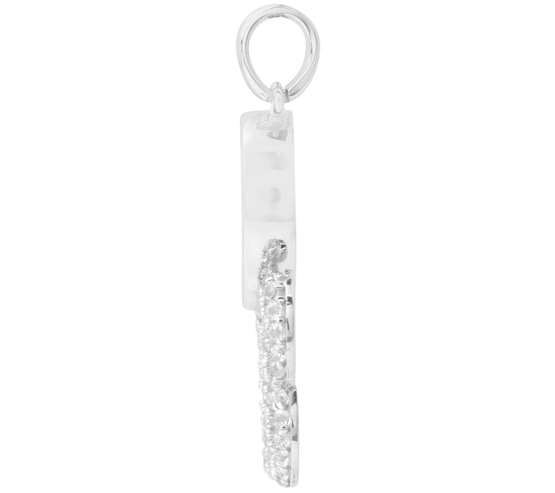 Sterling Silver Gemstone Octopus Pendant — View 4