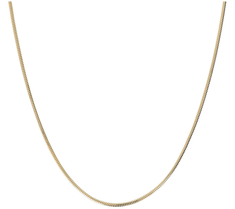 UltraFine Silver 20" Diamond Cut Snake Chain Neklace, 3.6g — View 5