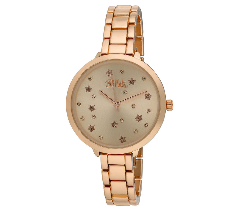 Bob Mackie Women's Crystal Star Design Dial Watch — View 5