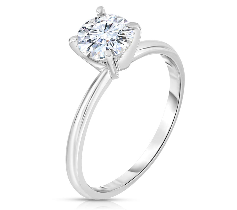Affinity 1.00 cttw Solitaire Diamond R ing, 14K Gold — View 2