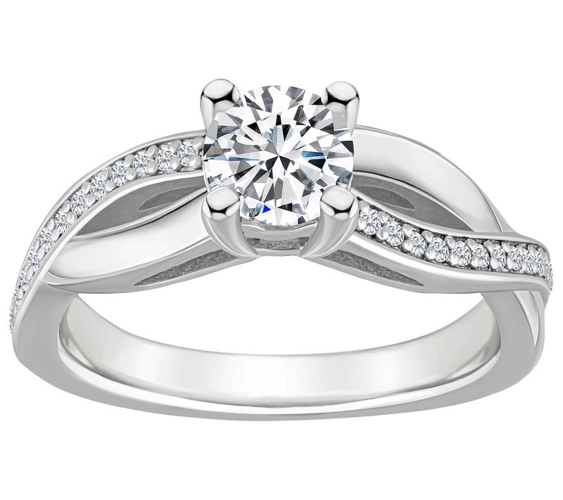 Affinity 0.75 cttw Diamond Ring, 14K Gold — View 3