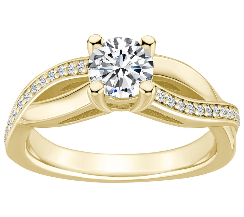 Affinity 0.75 cttw Diamond Ring, 14K Gold — View 5