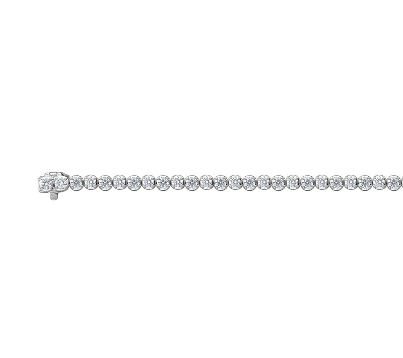 Fire Light Lab Grown Diamond 14K Gold Bracelet, 10.00 cttw — View 3
