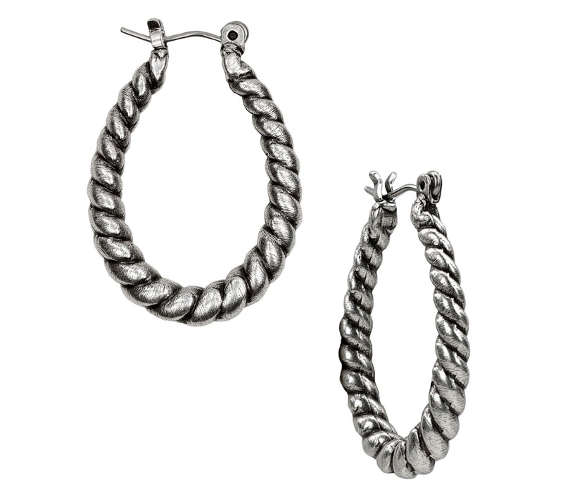 Patricia Nash Twist Hoop Earrings — View 3