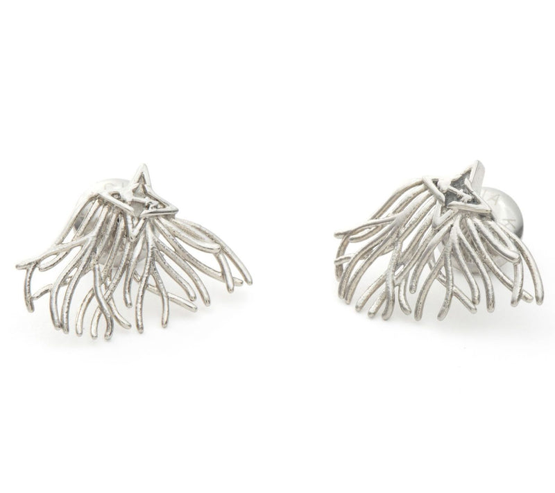 Valencia Key Roots & Wings Statement Earrings — View 5