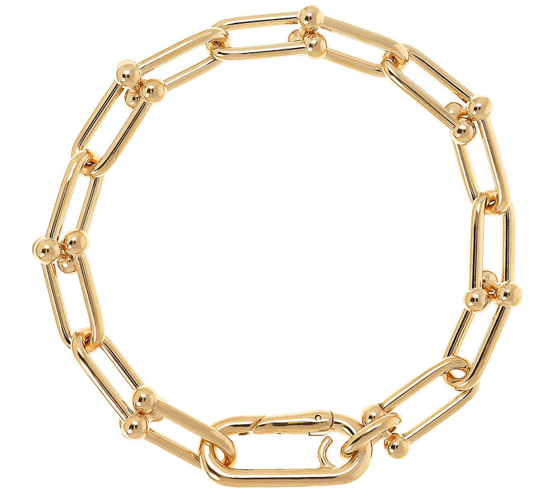 Bronzo Italia Bold Paperclip Link Bracelet — Main view