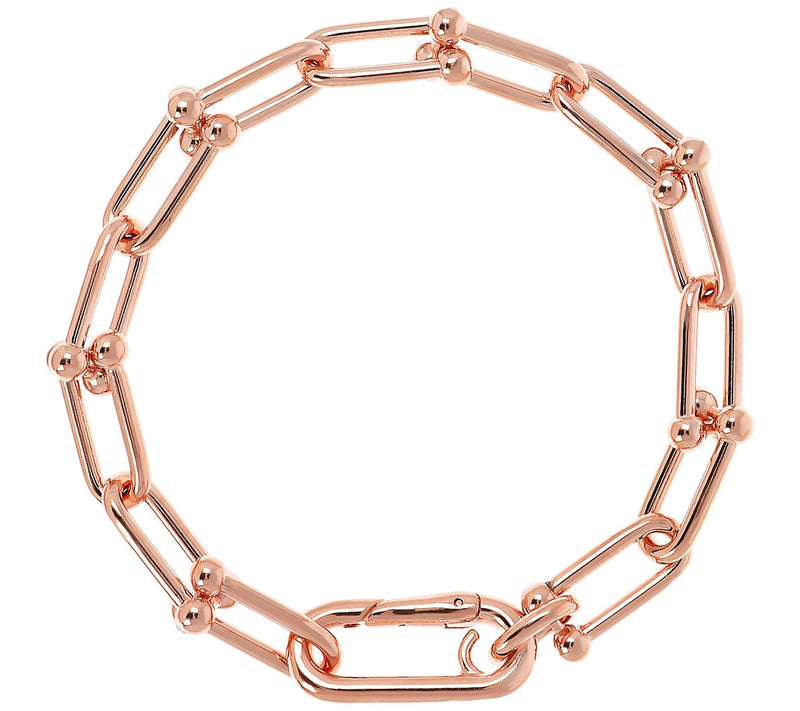 Bronzo Italia Bold Paperclip Link Bracelet — View 9