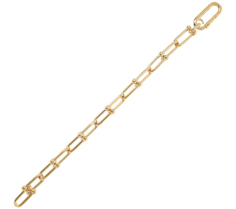Bronzo Italia Bold Paperclip Link Bracelet — View 2