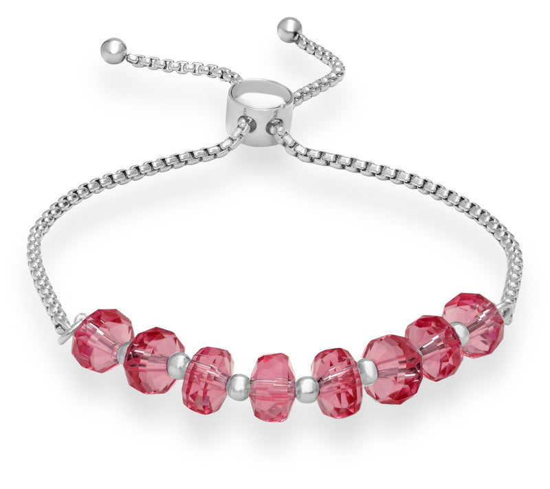 Steel by Design Crystal Birthstone Bracelet — View 14