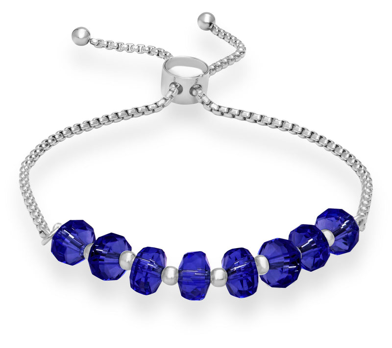 Steel by Design Crystal Birthstone Bracelet — View 20