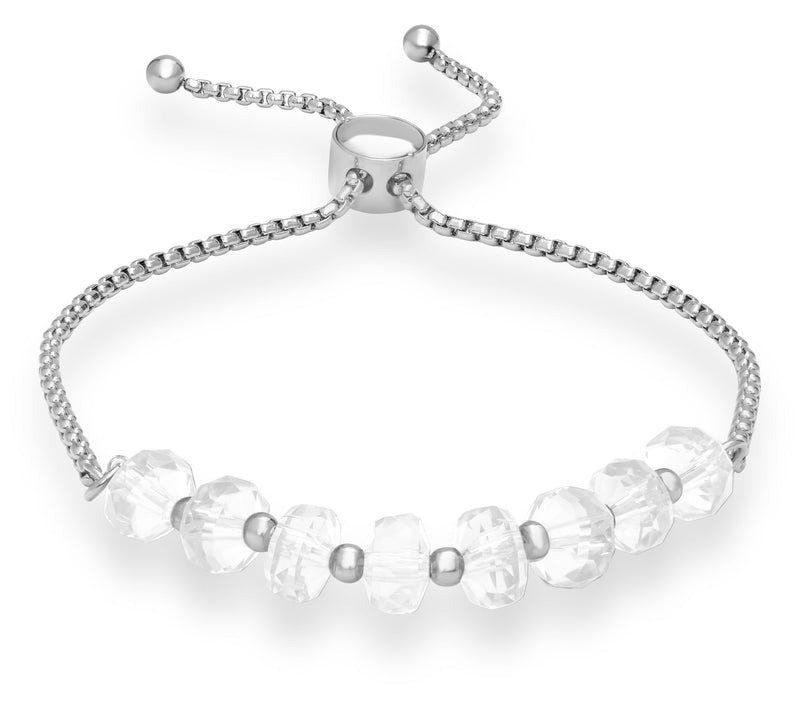 Steel by Design Crystal Birthstone Bracelet — View 23