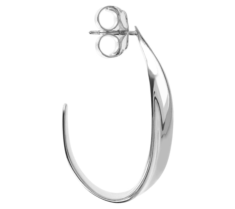 Linea by Louis Dell' Olio Anniversary Hoop Earr ings, Sterling — View 8