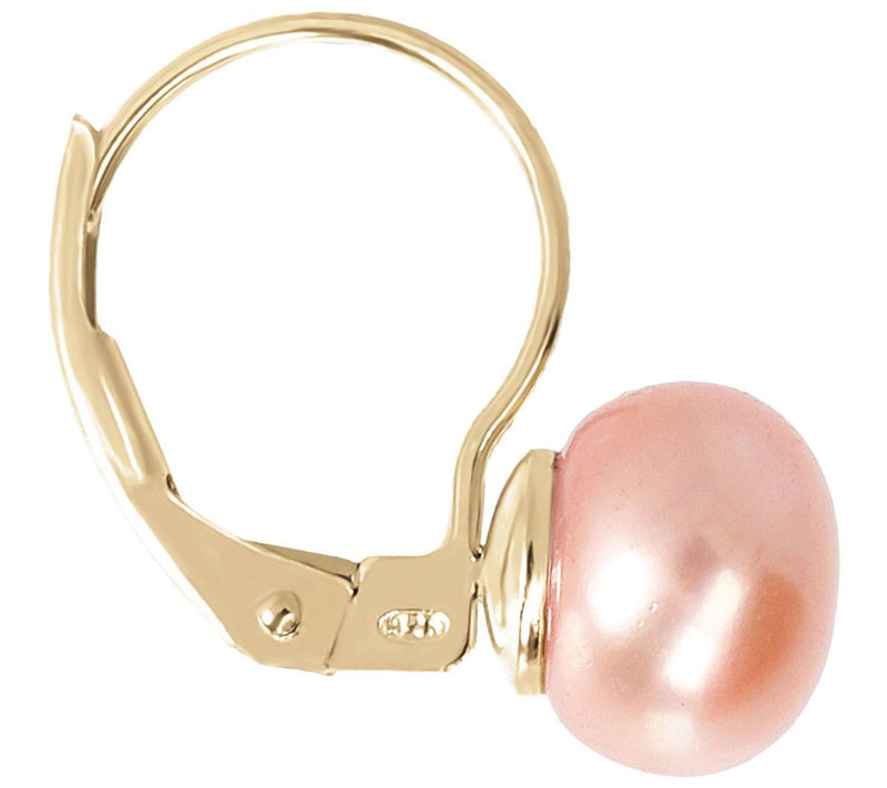 Honora Cultured Pearl Earrings, 14K Gold Plated — View 14