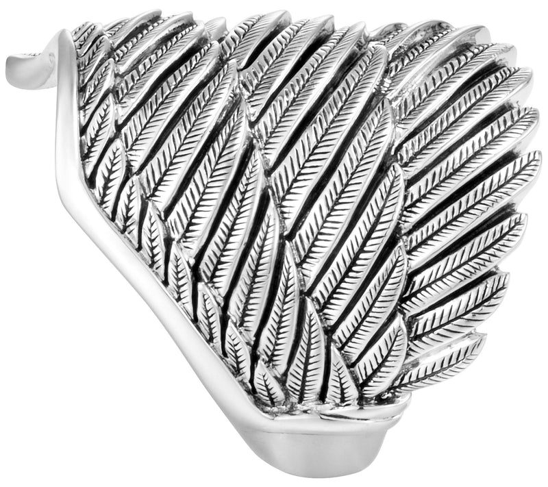 JAI Sterling Silver Heaven Angel Wing Ring — View 3