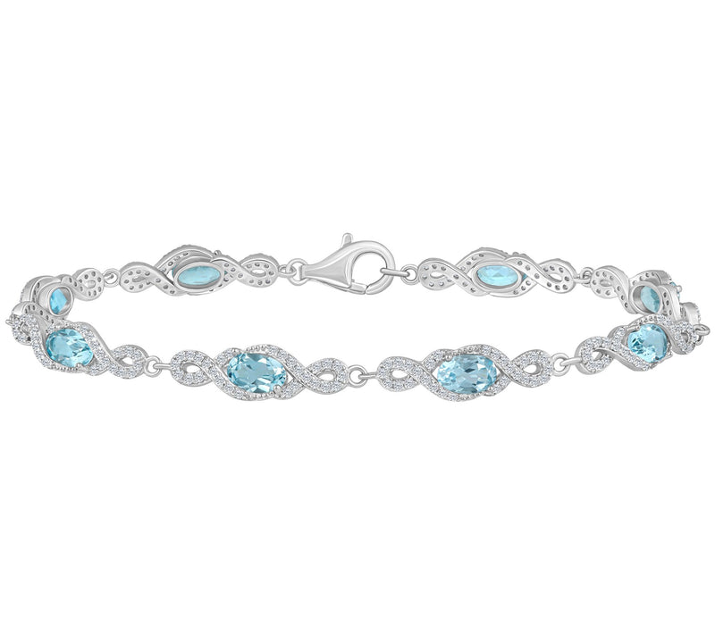 Affinity Gems Multi-Gemstone Bracelet, Sterling Silver — View 11