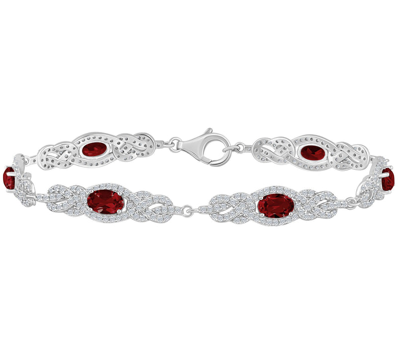 Affinity Gems Multi-Gemstone Tennis Bracelet, Sterling — View 7
