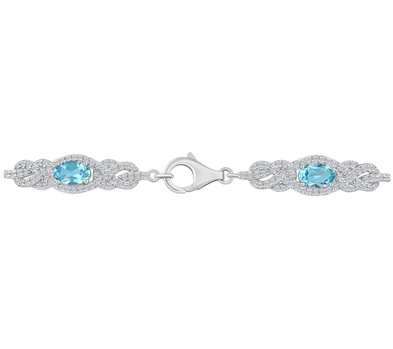 Affinity Gems Multi-Gemstone Tennis Bracelet, Sterling — View 12