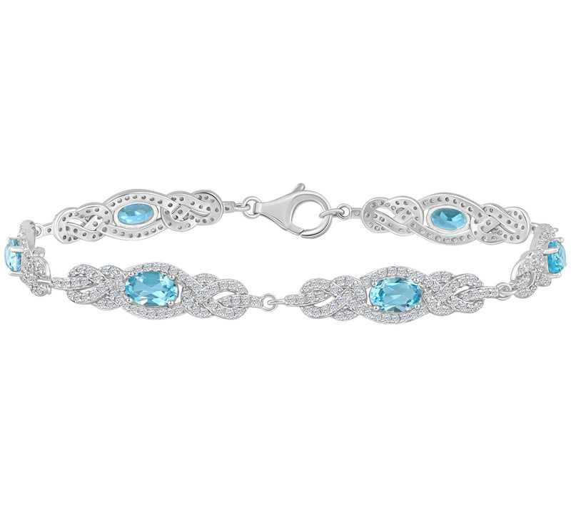 Affinity Gems Multi-Gemstone Tennis Bracelet, Sterling — View 11