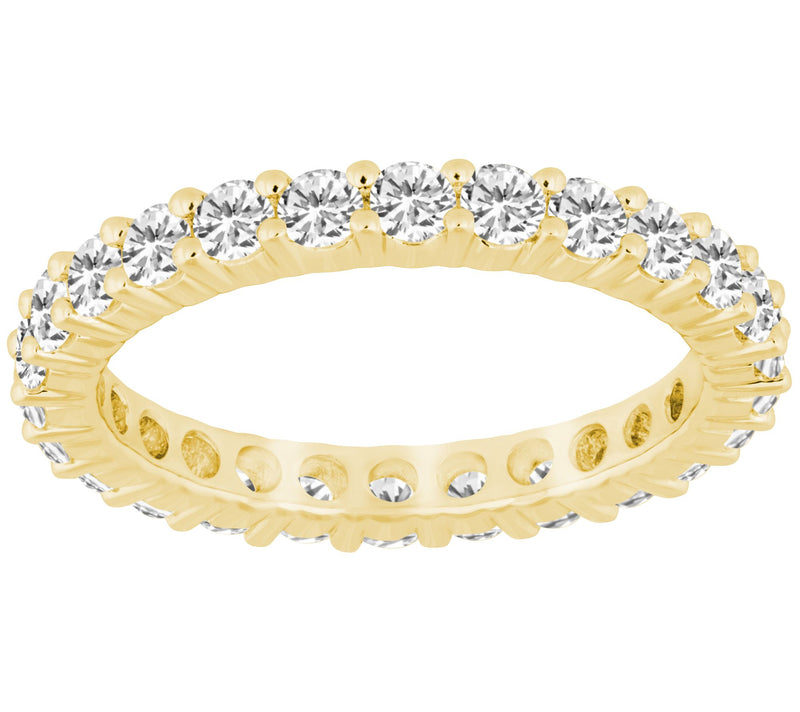 Affinity 1.20 cttw Diamond Eternity Band, 14K Gold — View 7
