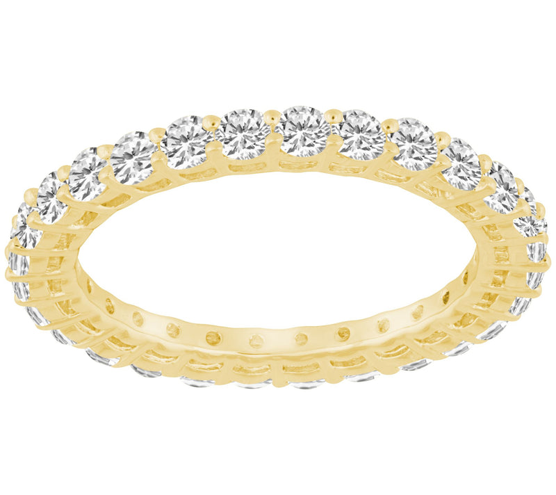 Affinity Diamonds 1.30 cttw Eternity Band, 14K Gold — View 7